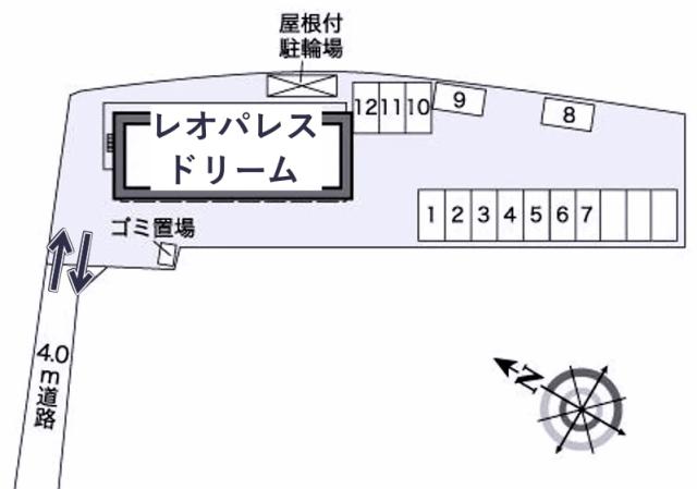 レオパレスドリーム駐車場【27701】の駐車場写真