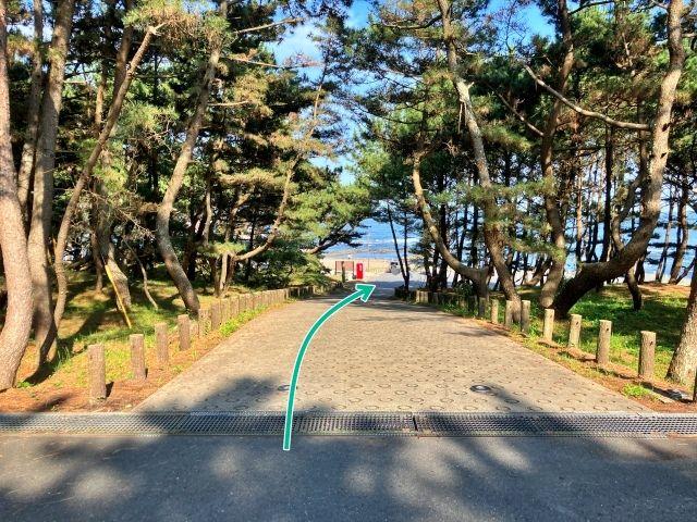 大洗海岸 公園事務所脇駐車場【大洗海上花火大会公式駐車場2026】の駐車場写真