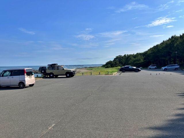 大洗海岸 公園事務所脇駐車場【大洗海上花火大会公式駐車場2026】の駐車場写真