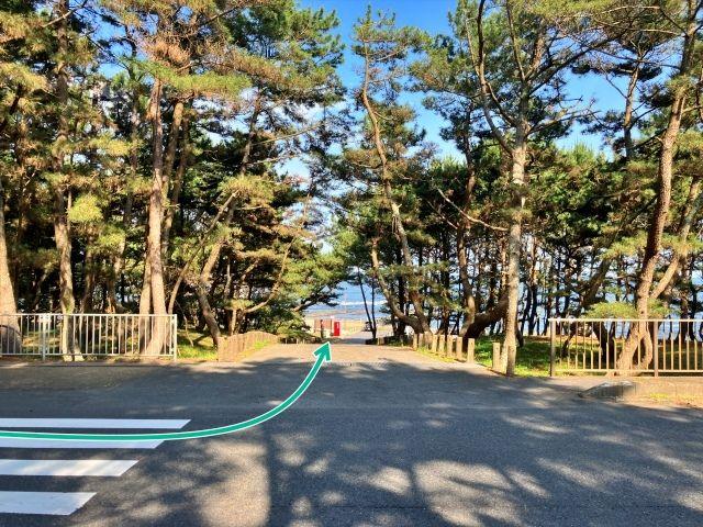 大洗海岸 公園事務所脇駐車場【大洗海上花火大会公式駐車場2026】の駐車場写真