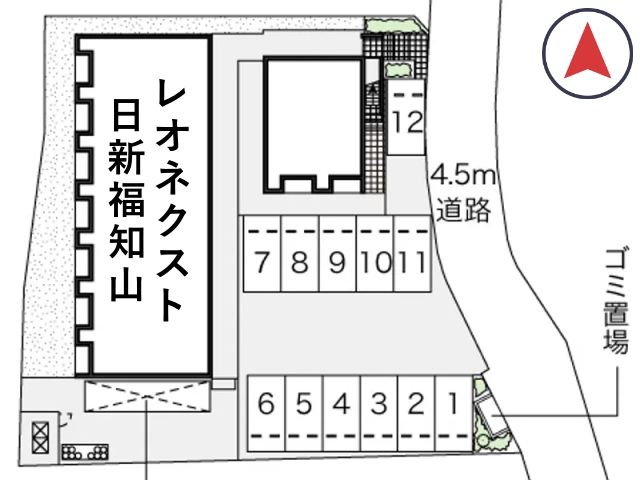 レオネクスト日新福知山駐車場【53993】の駐車場写真
