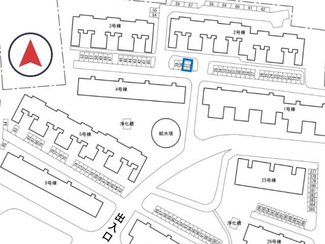 八尾高砂団地駐車場(2号棟付近)の駐車場写真