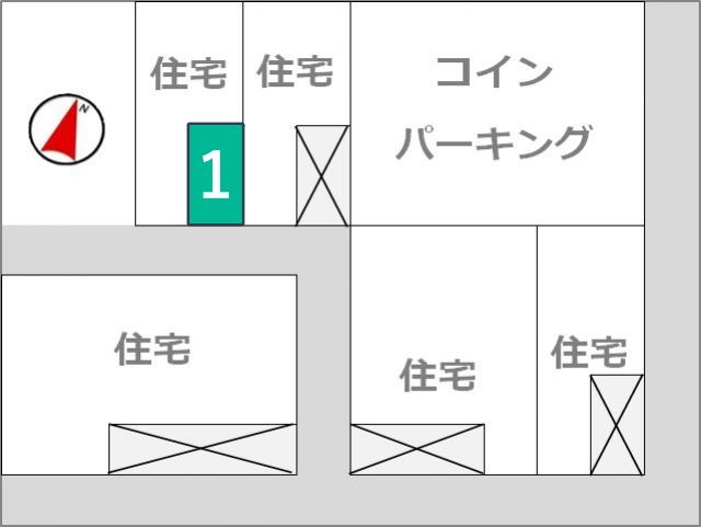 【駐車場間違い注意】神戸市中央区龍池通り古横駐車場の駐車場写真