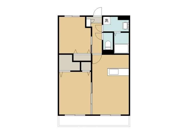 【貸室】プルミエール宇宿 (2LDK) ※残り1室です!