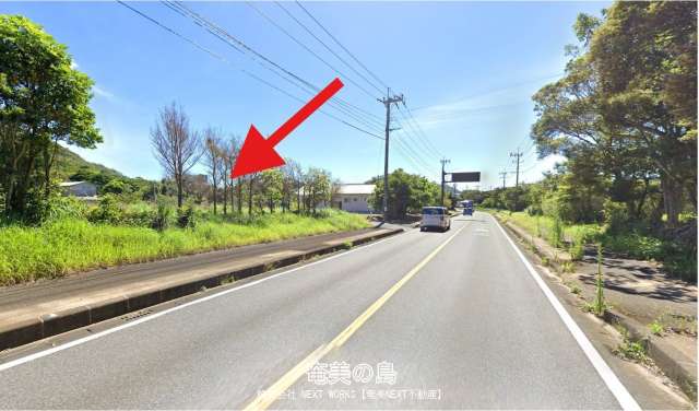 手広海岸まで車で3分♪ 国道58号線沿い宅地75坪①♪