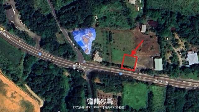 【リゾート分譲地②】手広海岸まで車で3分♪ 国道58号線沿75坪♪