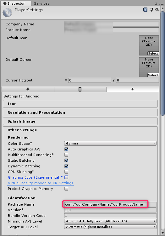 Unity3d发布安卓出错plese Set The Package Name 魔法猫 博客园