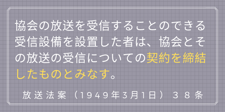 放送法案（1949年3月1日）