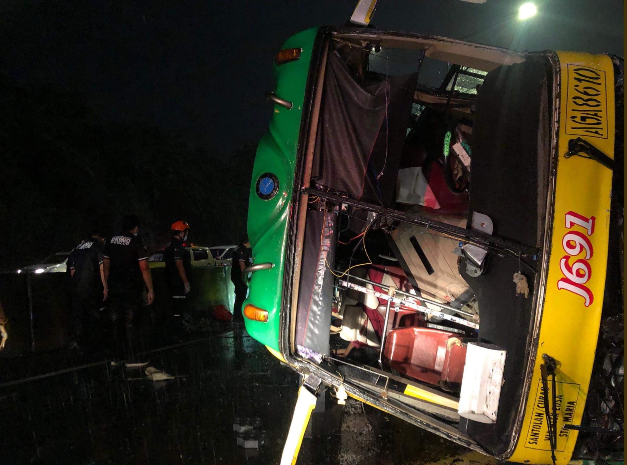 UPDATED Eight Reported Killed In NLEX Bus Accident