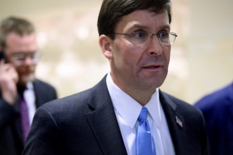 US Defense Secretary Mark Esper