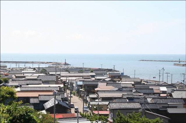 妻入りの街並みの画像