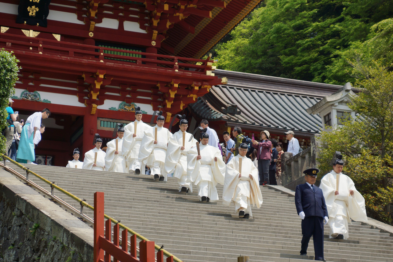 鶴岡八幡宮の例大祭の画像
