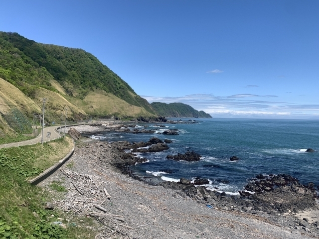 黄金道路（北海道襟裳町）の画像