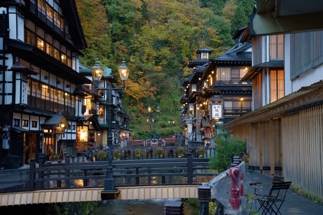 銀山温泉の画像
