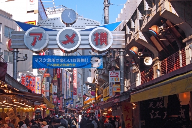 上野アメ横の画像