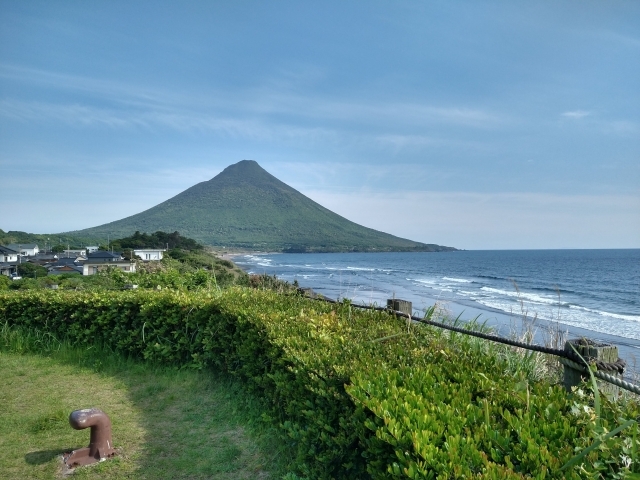 開聞岳（薩摩富士）の画像