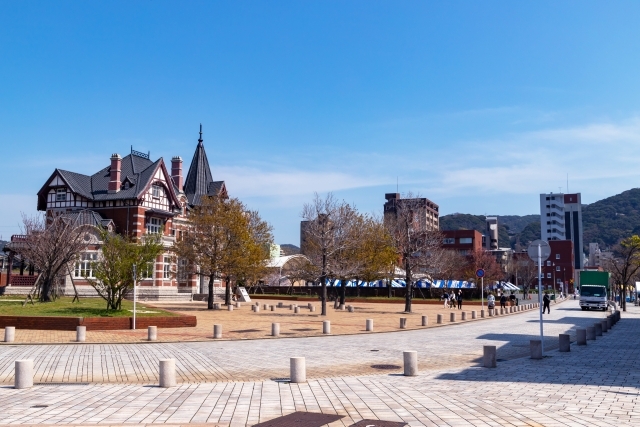 門司港レトロ街の画像