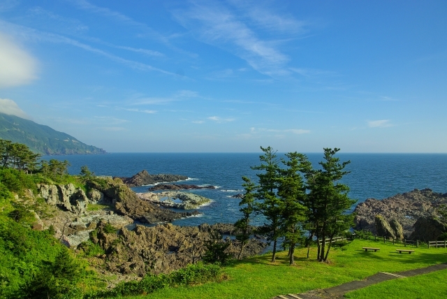 男鹿西海岸の画像