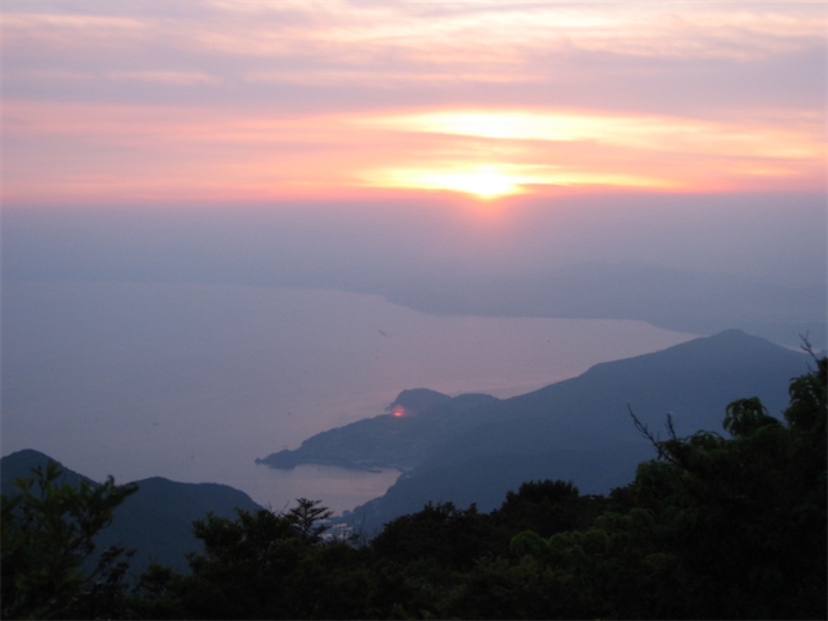 雲仙温泉の街並みの画像