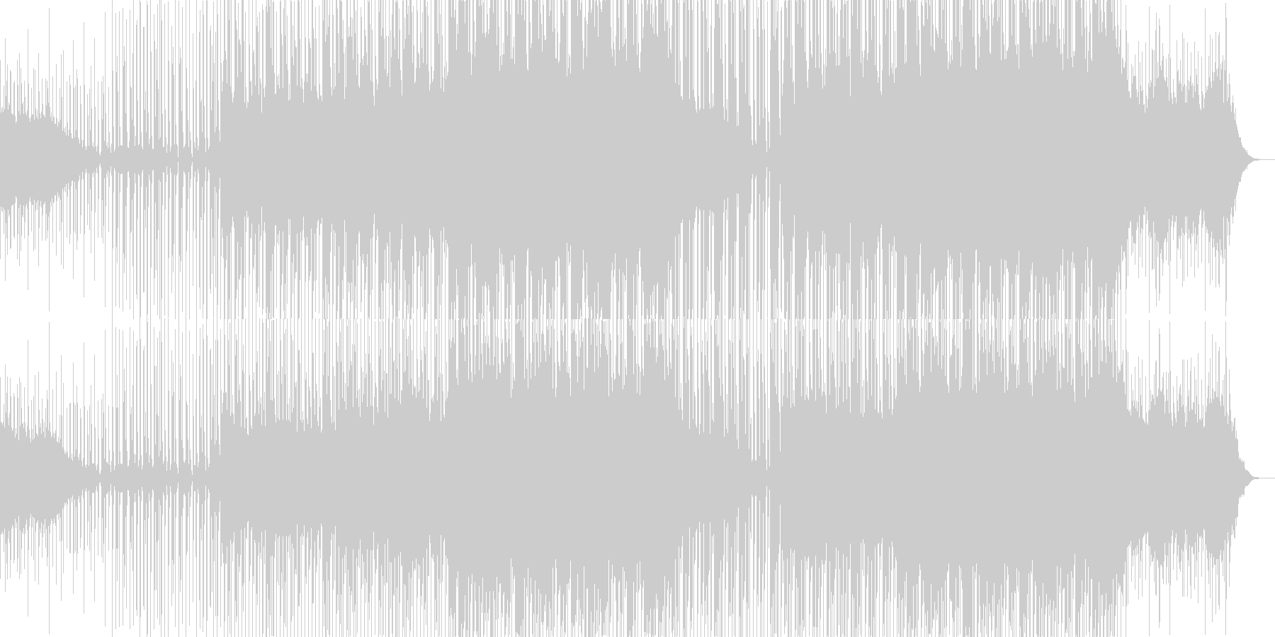 未再生の波形