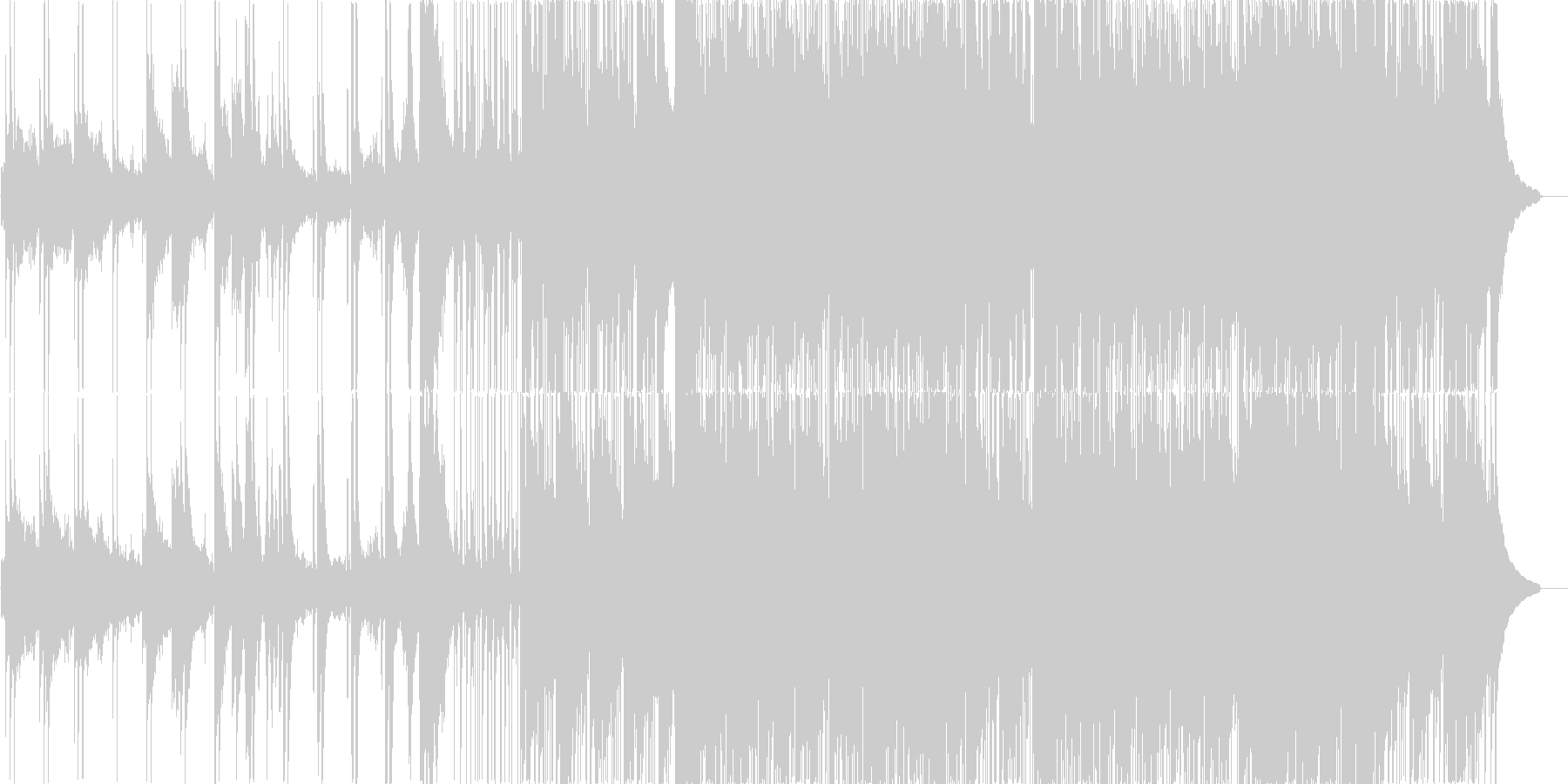未再生の波形