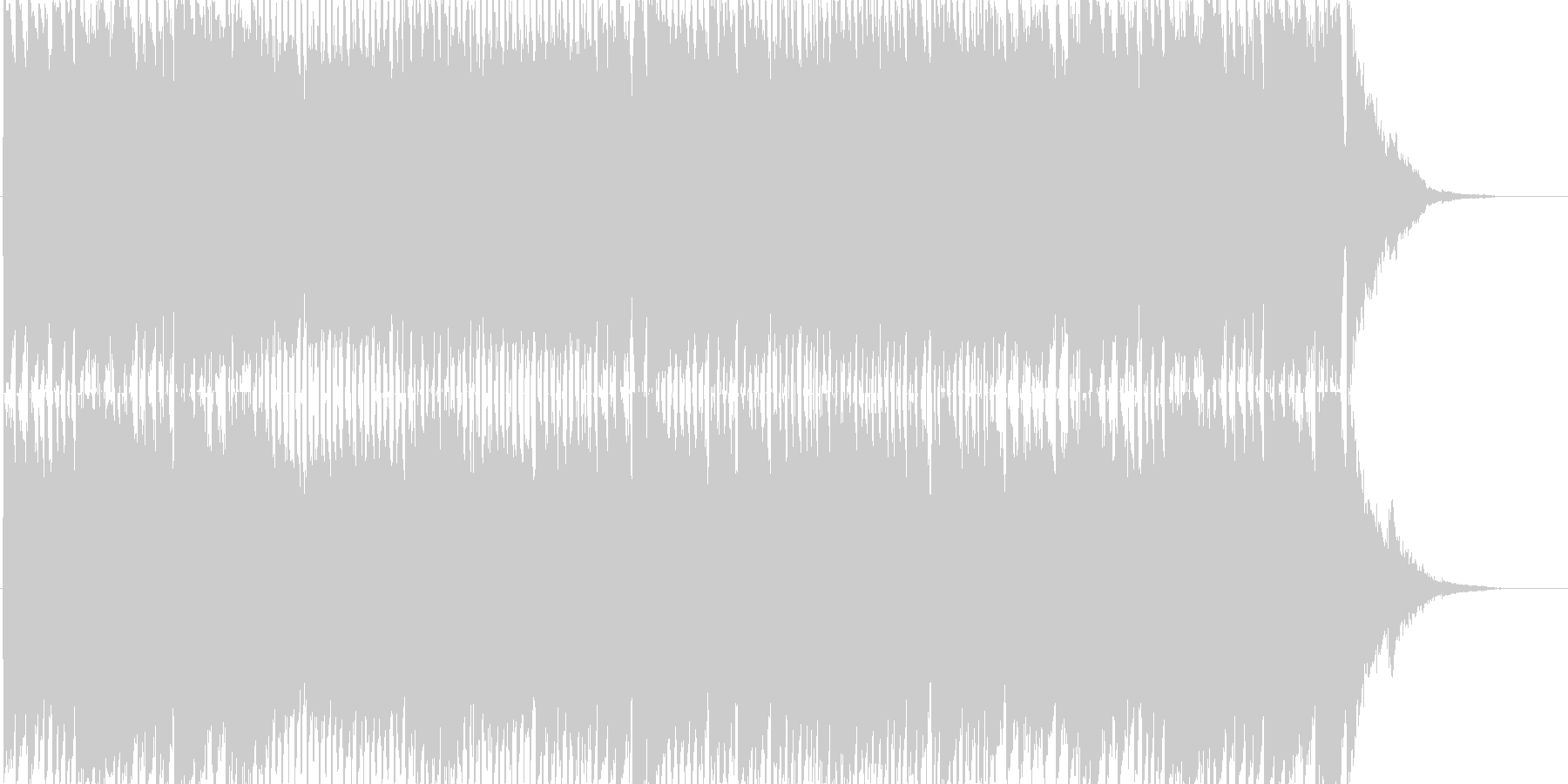 未再生の波形