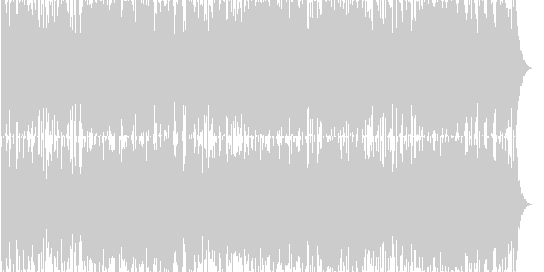 未再生の波形