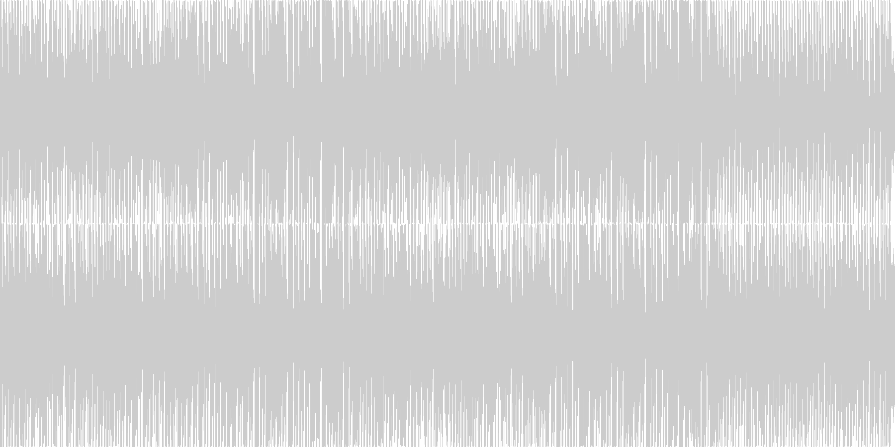 未再生の波形