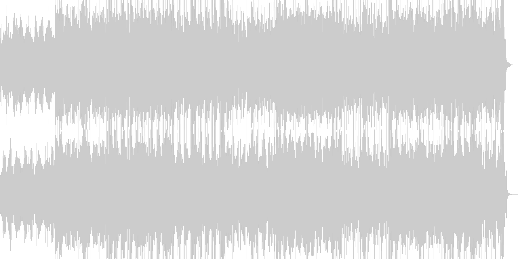 未再生の波形