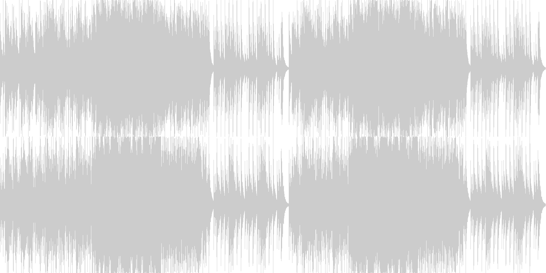 未再生の波形