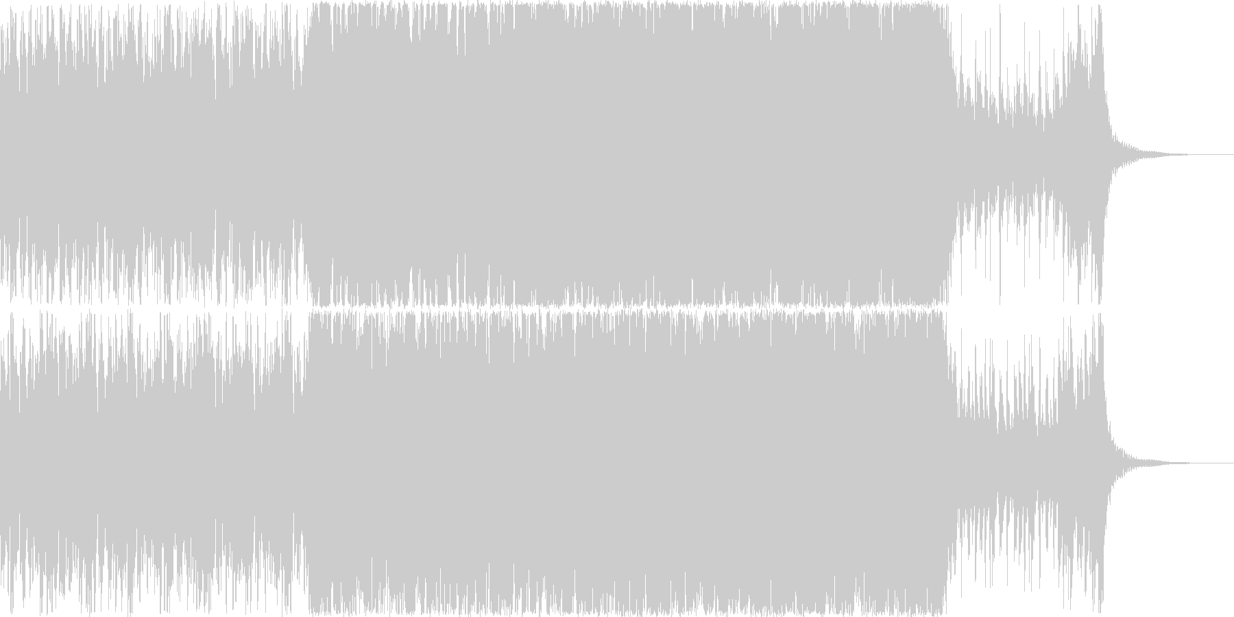 未再生の波形