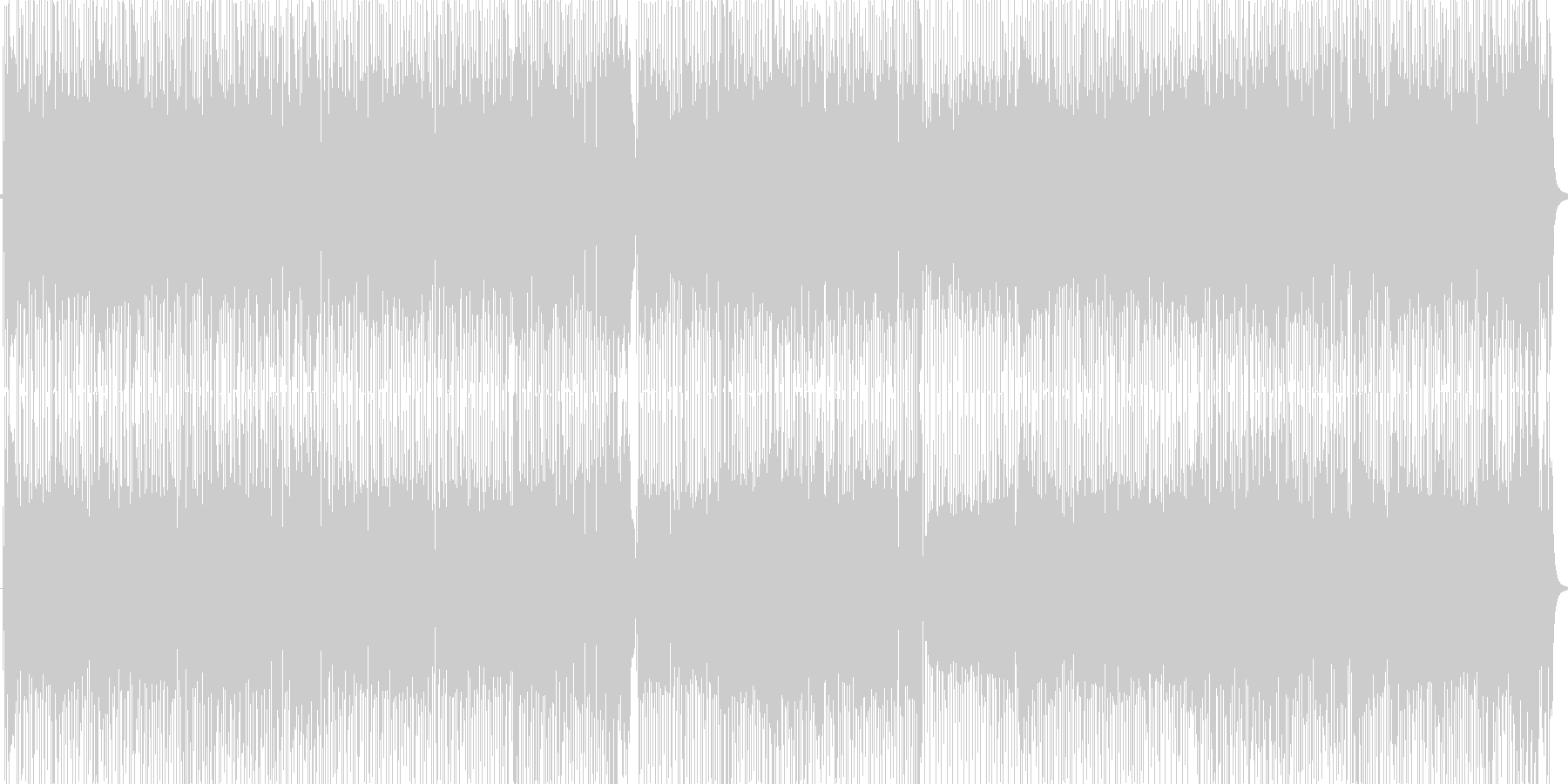 未再生の波形