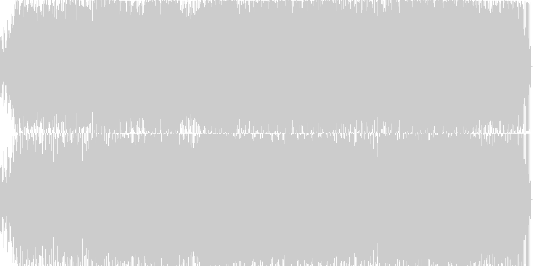 未再生の波形