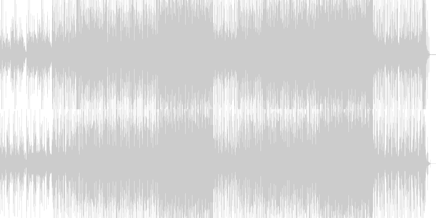 未再生の波形