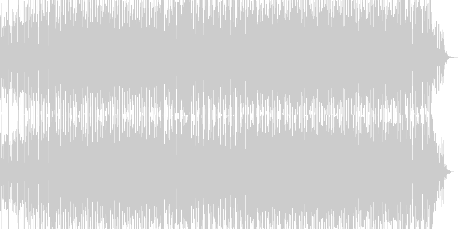 未再生の波形