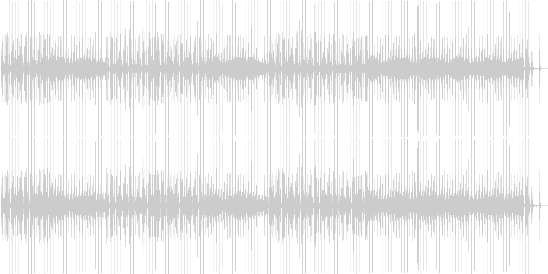 未再生の波形