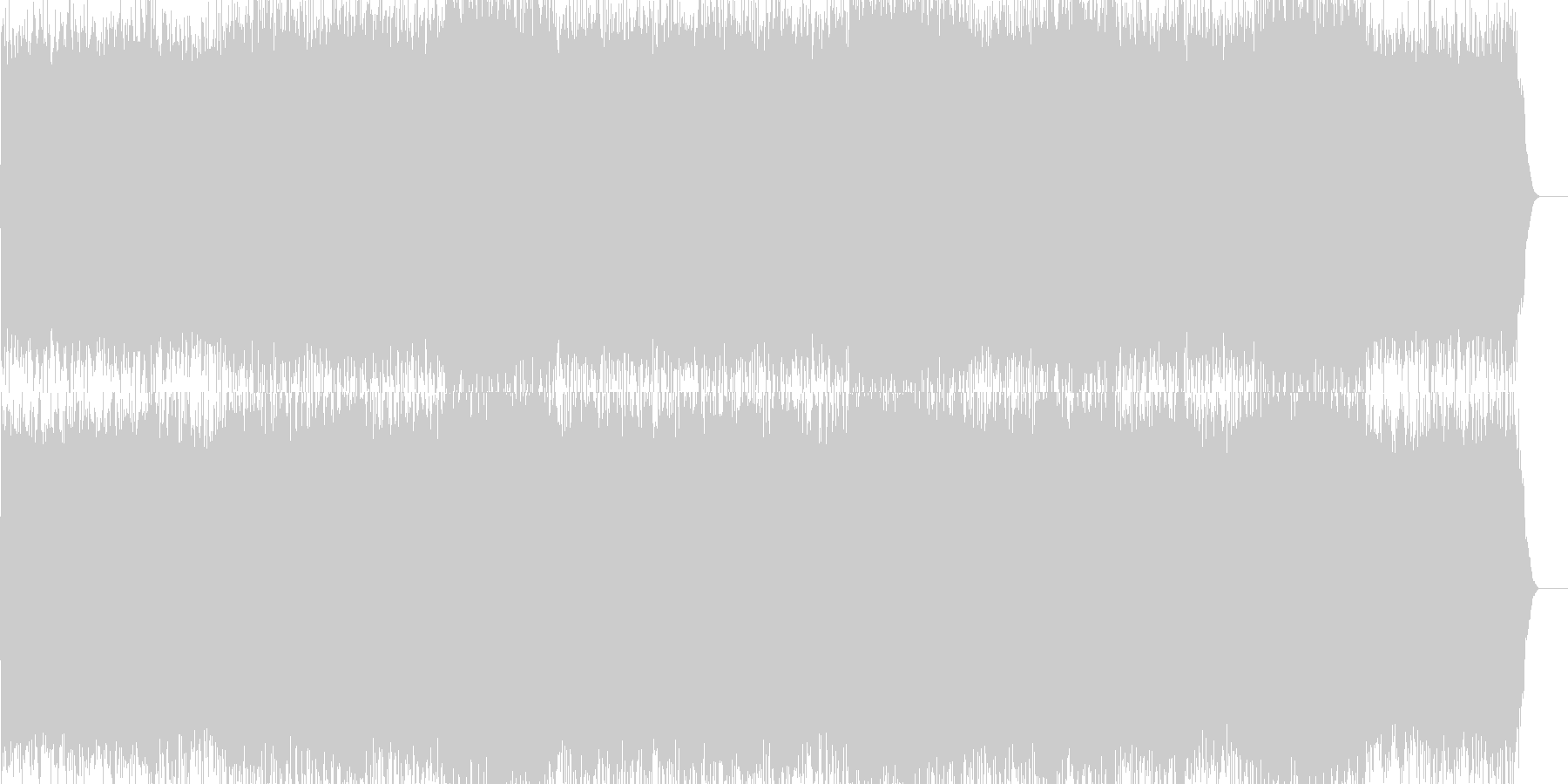 未再生の波形