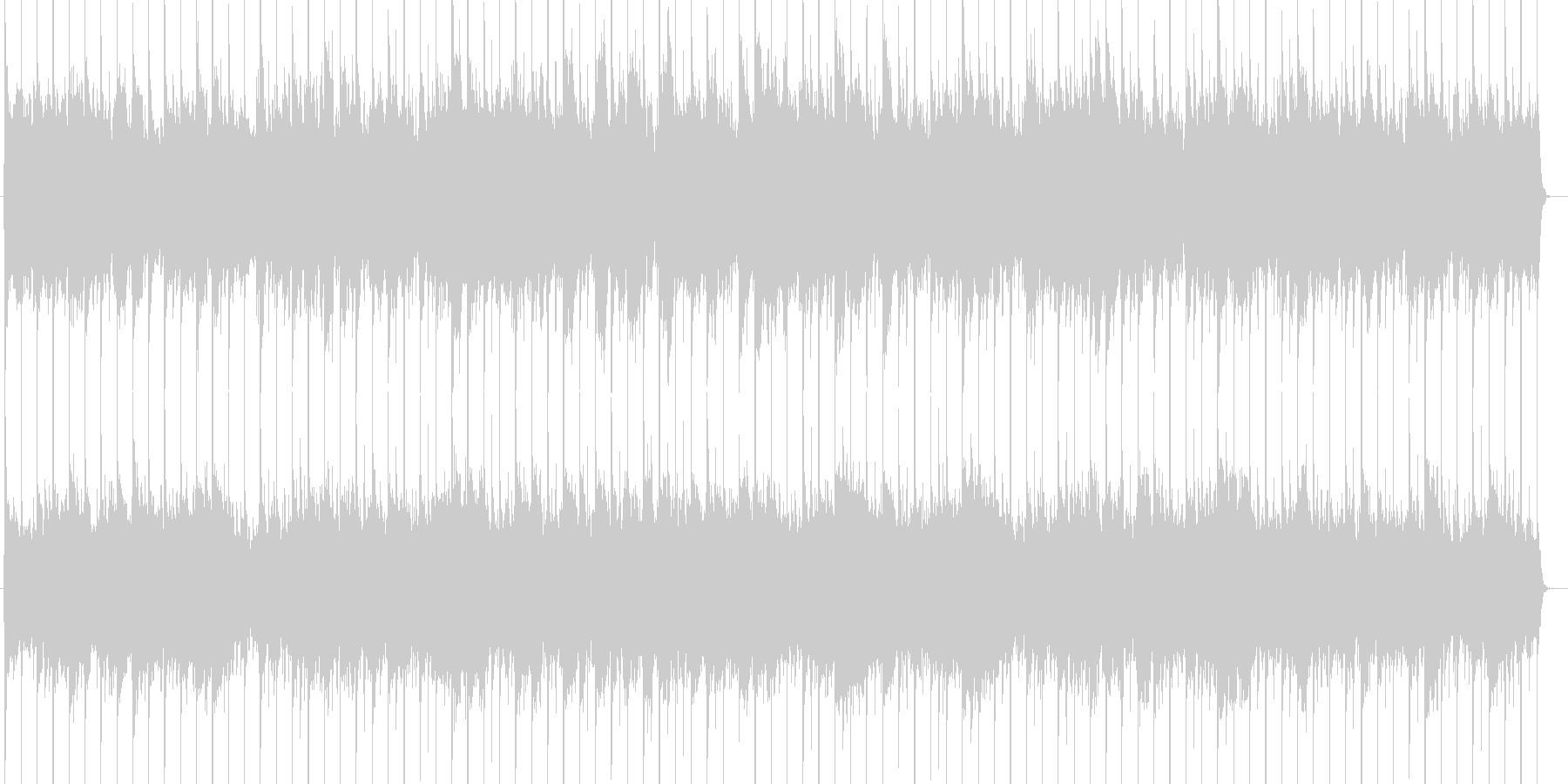 未再生の波形