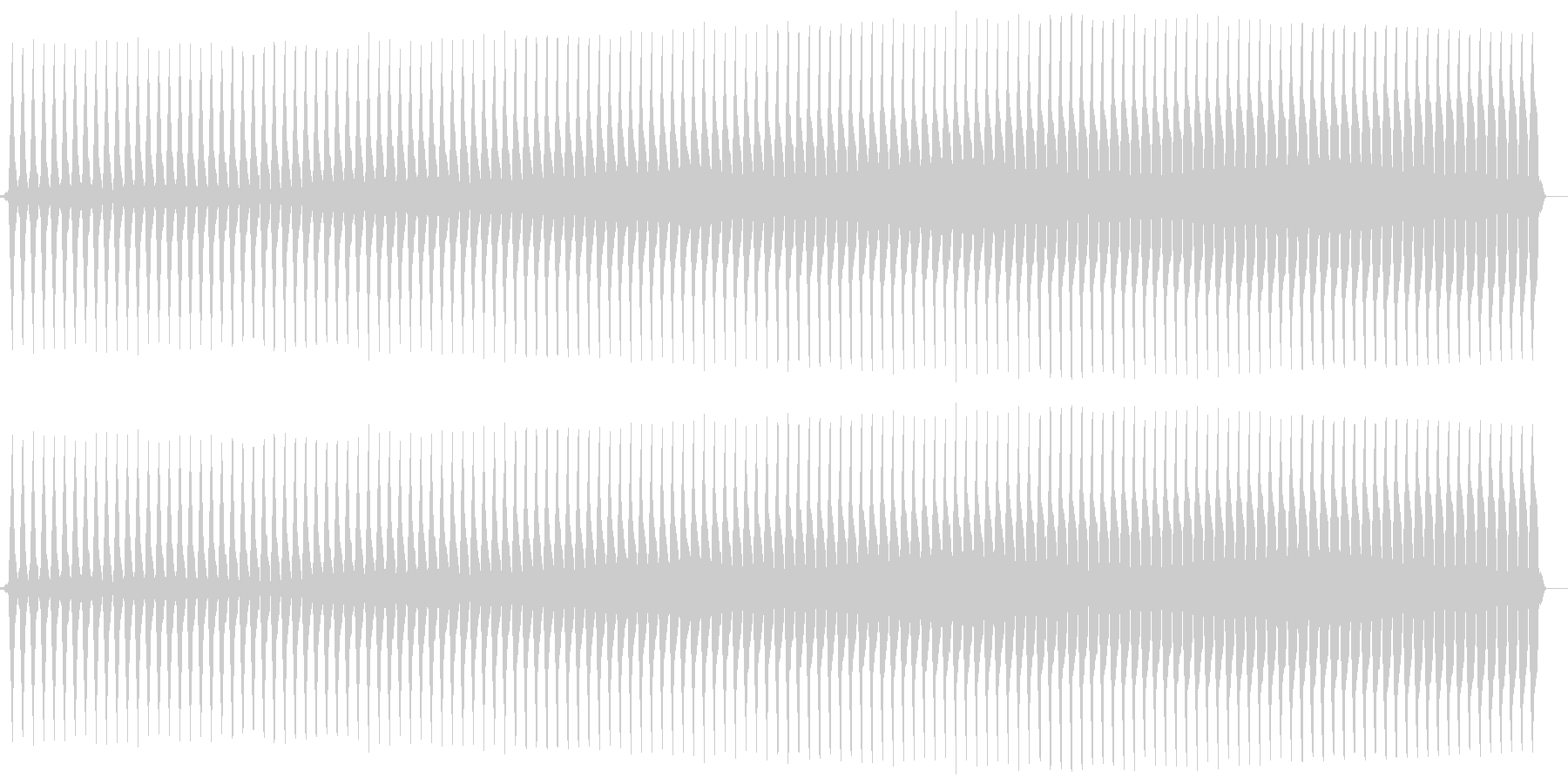 未再生の波形