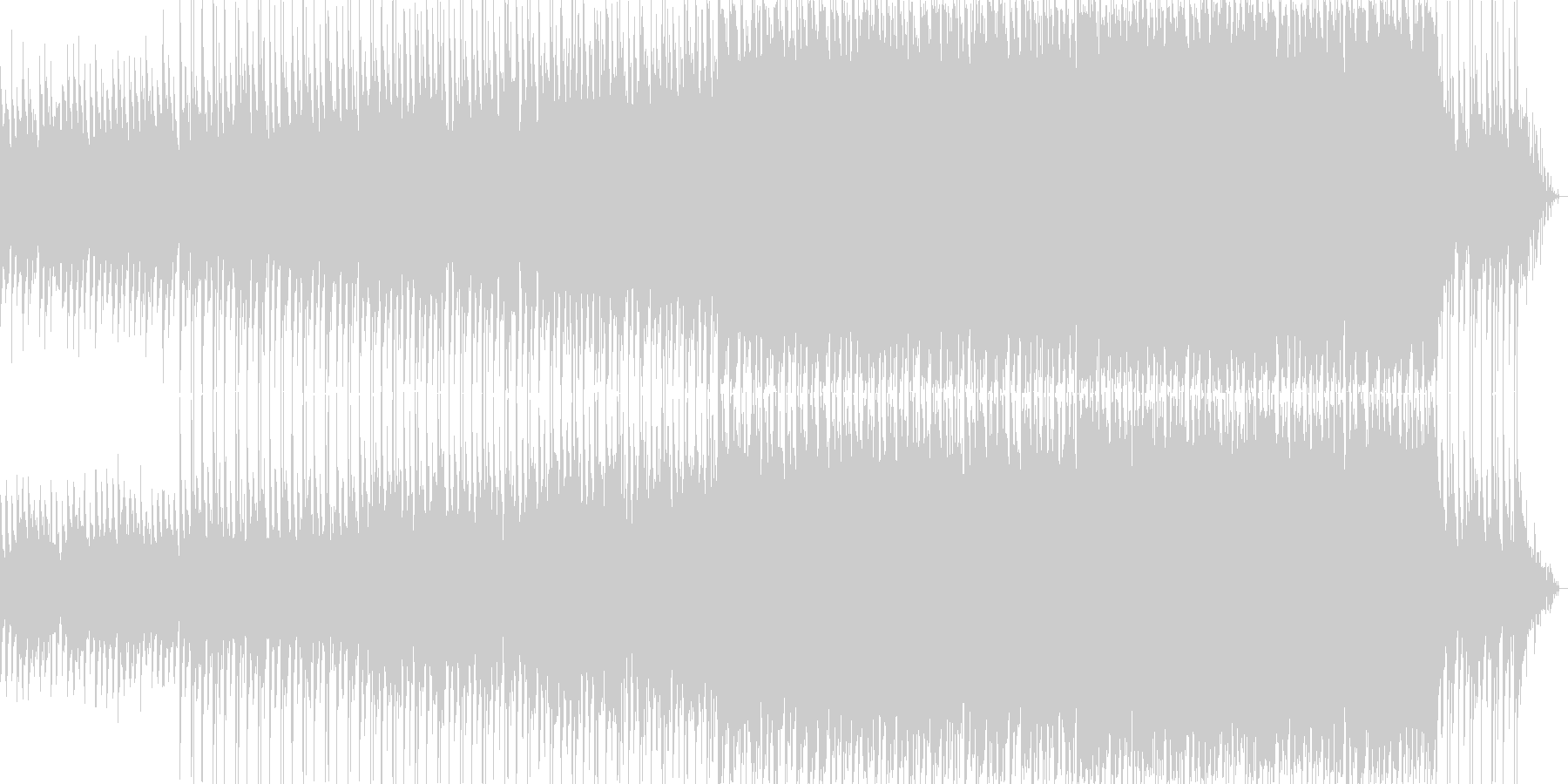 未再生の波形
