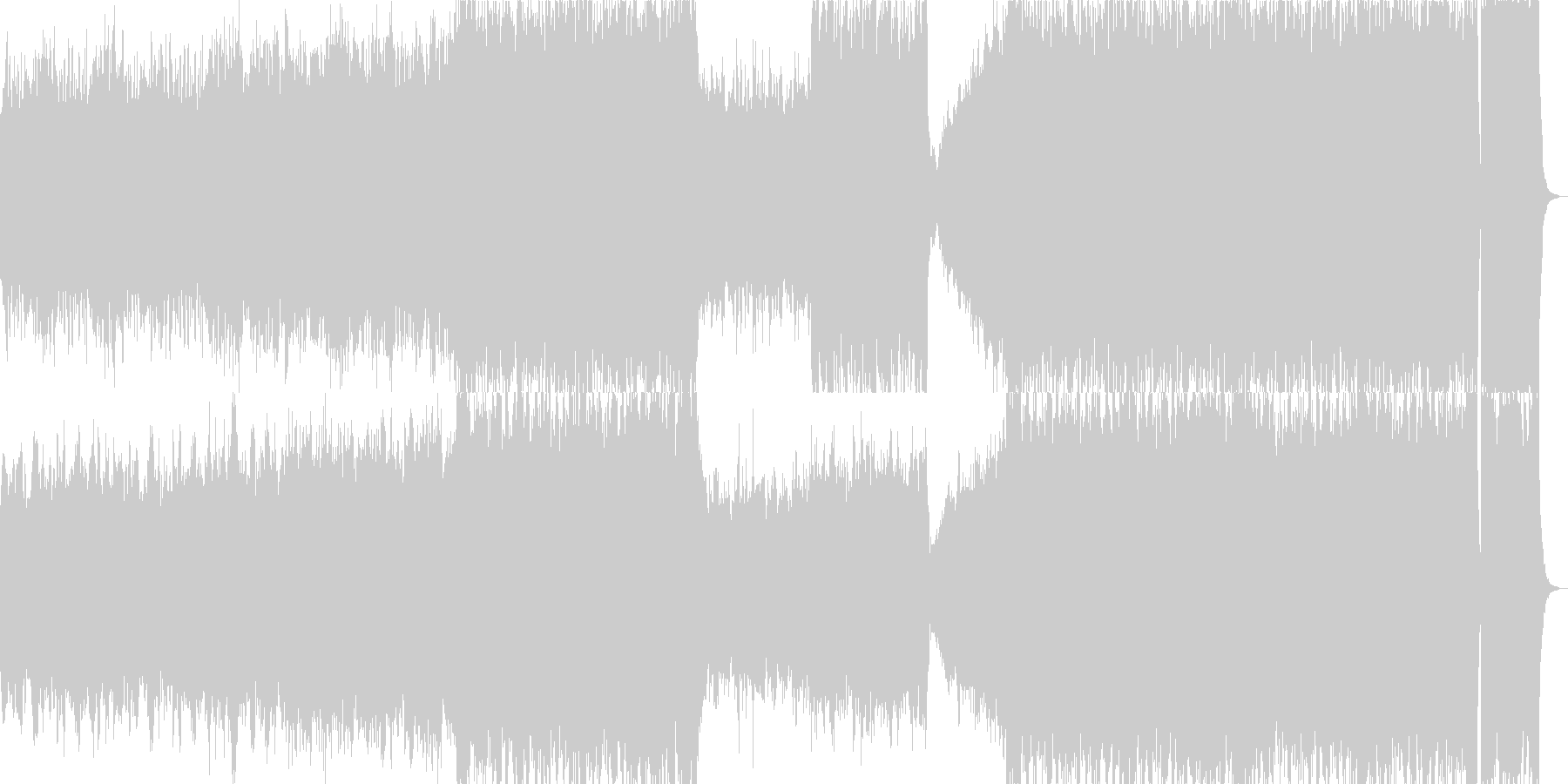 未再生の波形