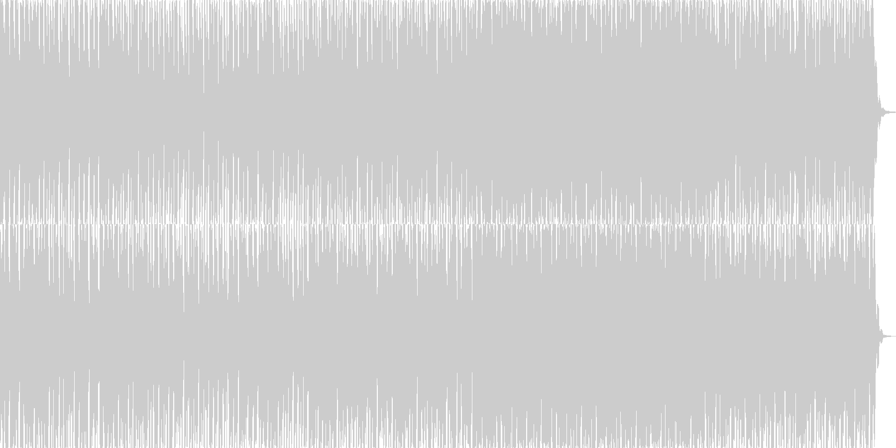 未再生の波形