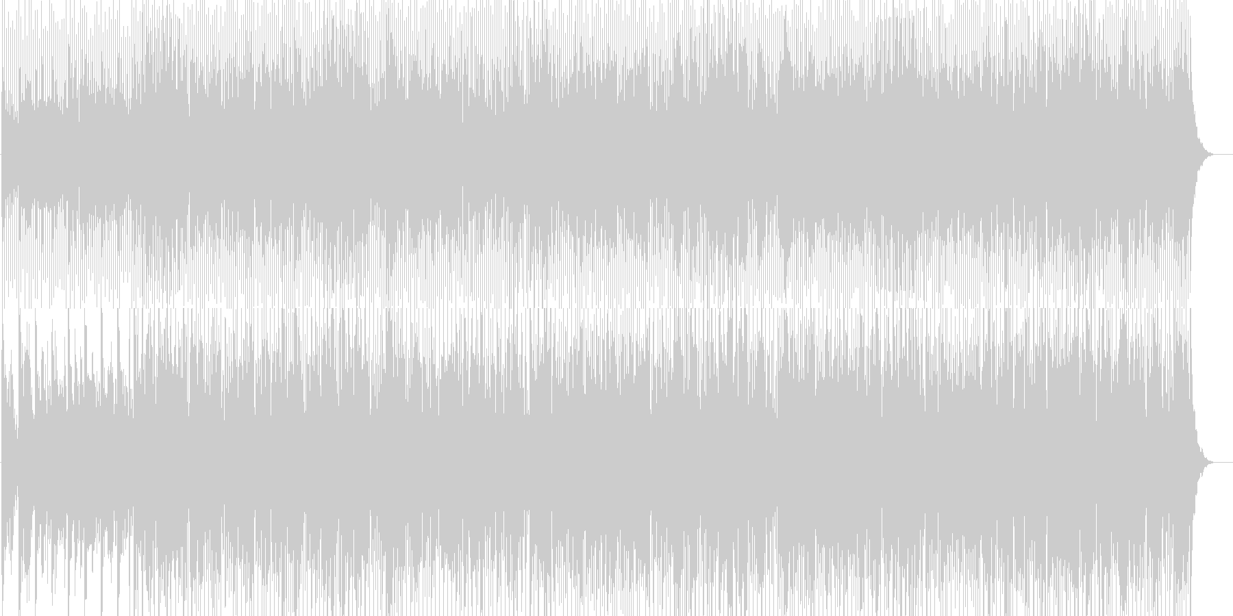 未再生の波形
