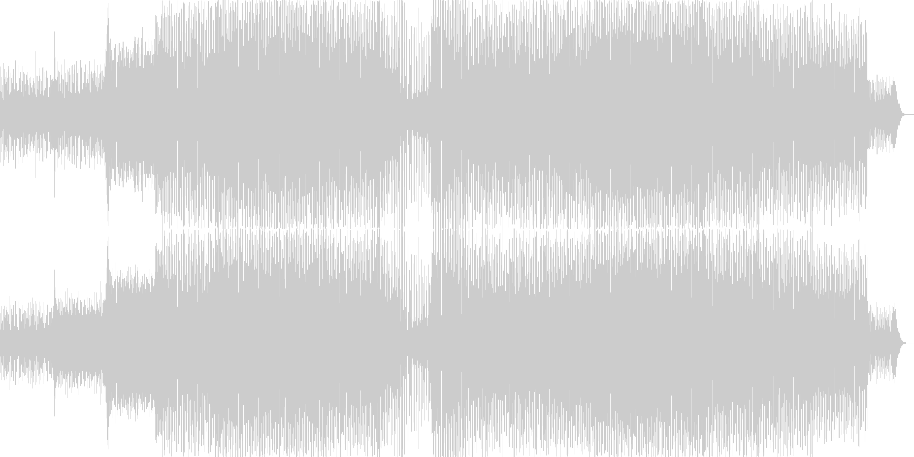 未再生の波形