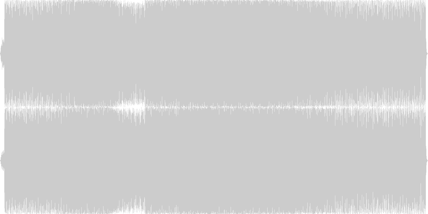未再生の波形