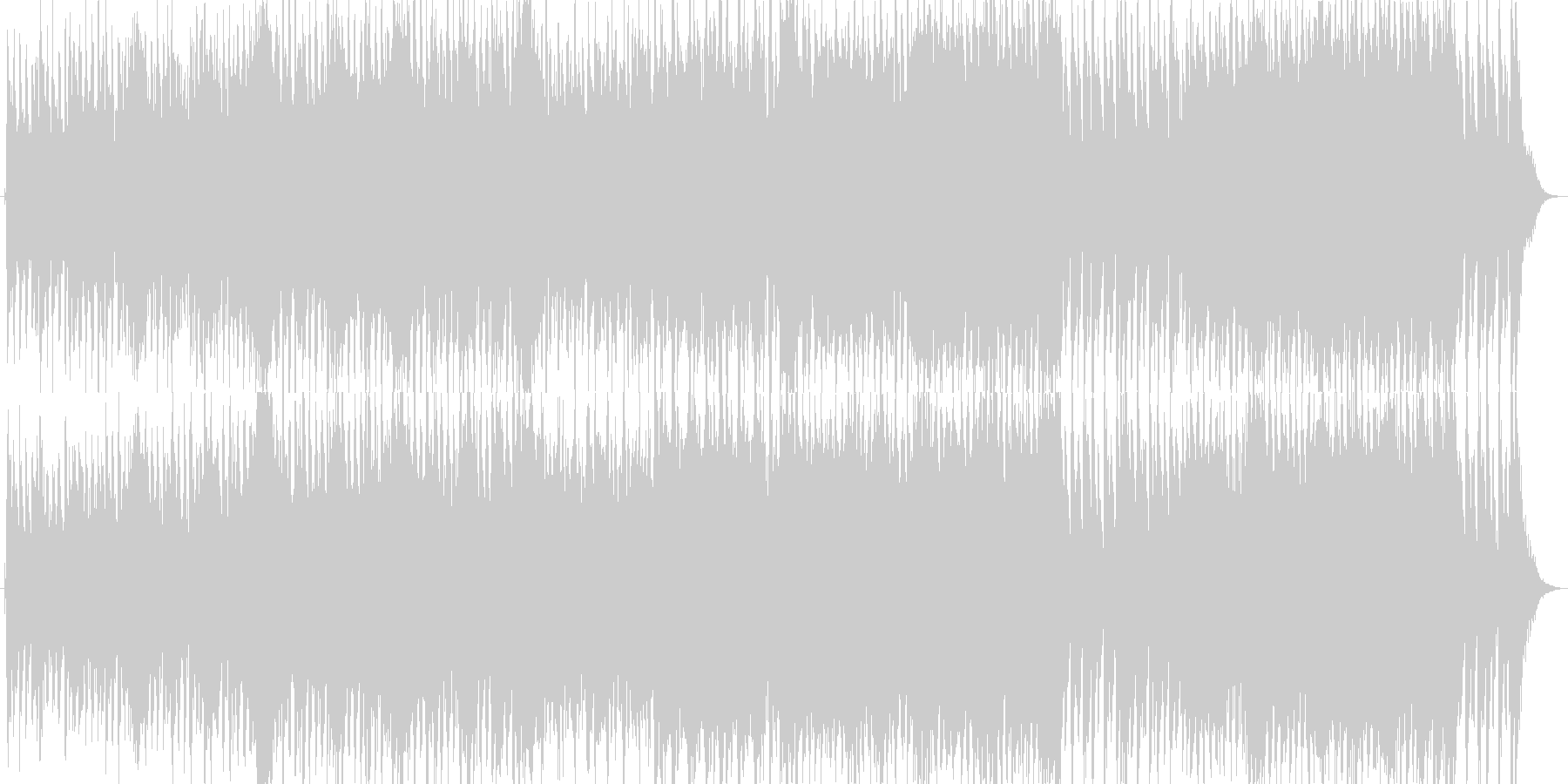 未再生の波形