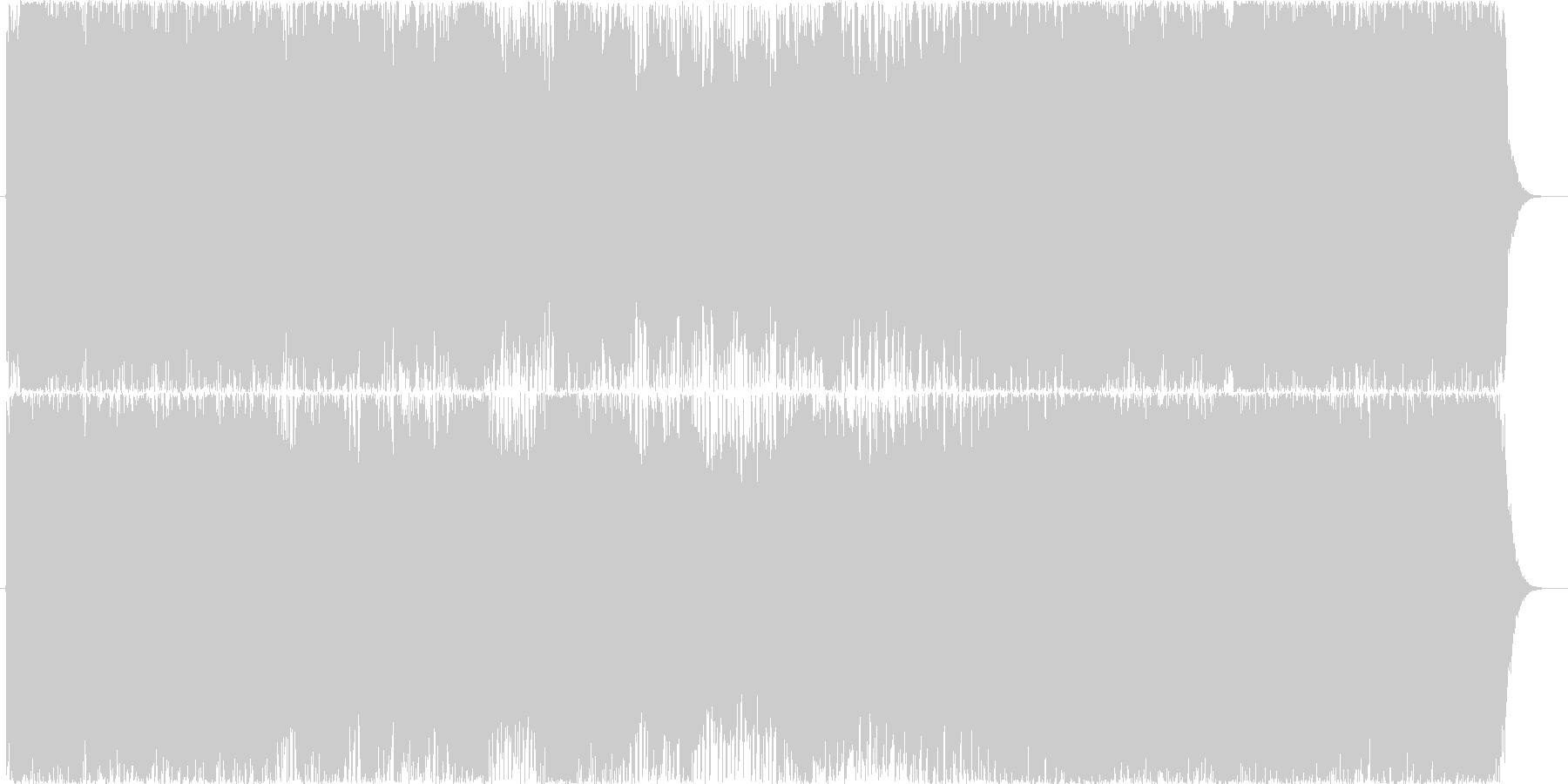 未再生の波形