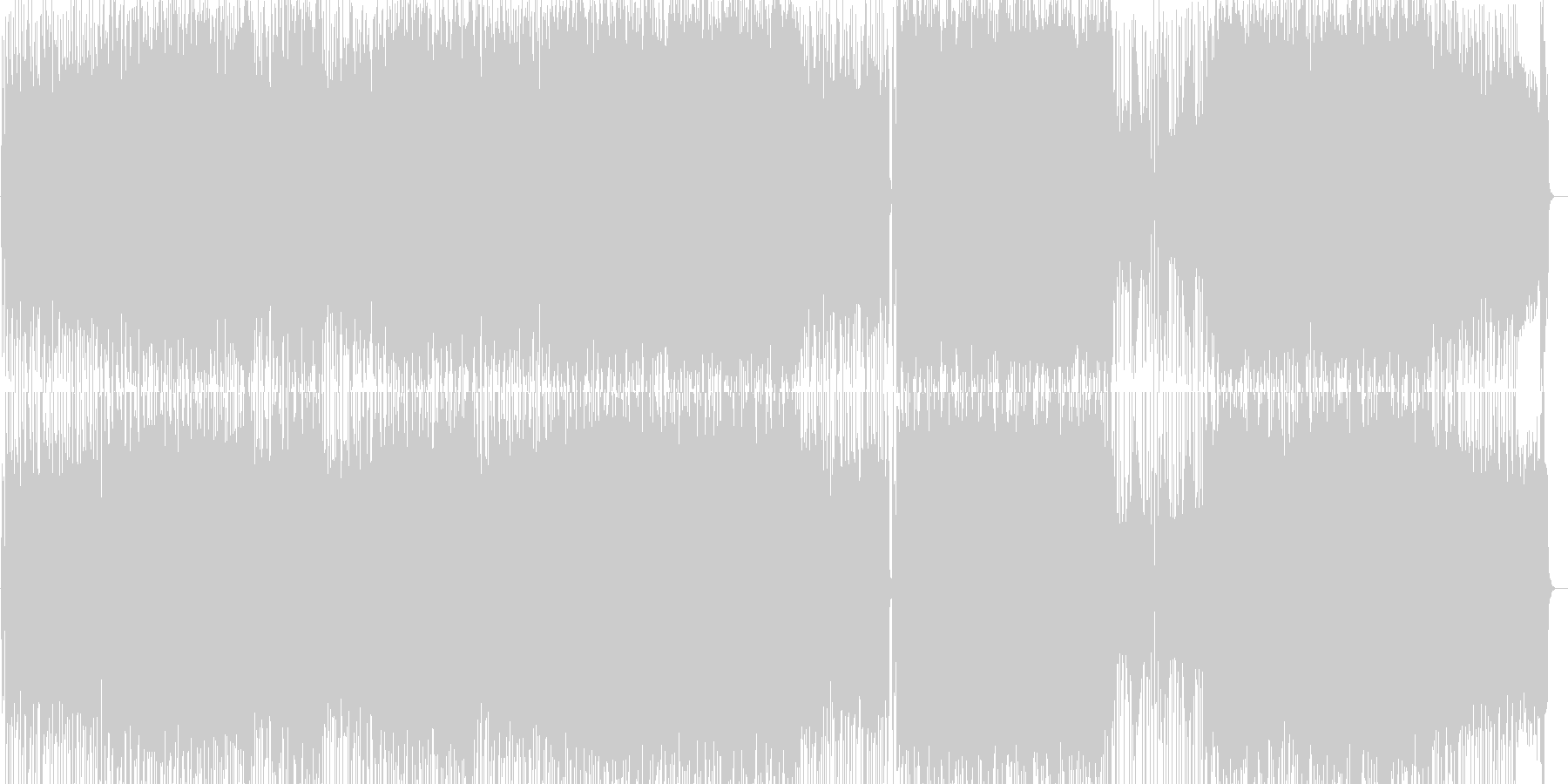 未再生の波形