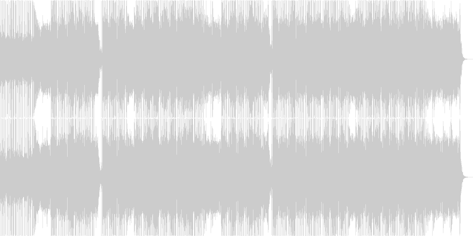 未再生の波形