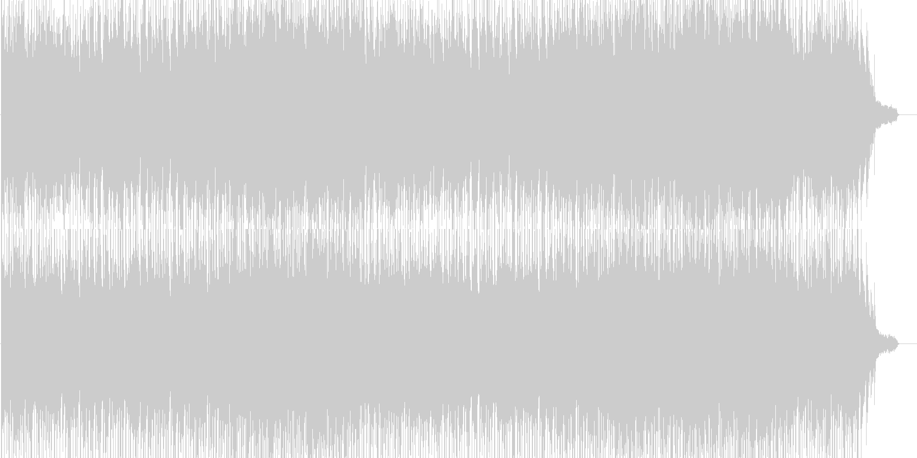 未再生の波形